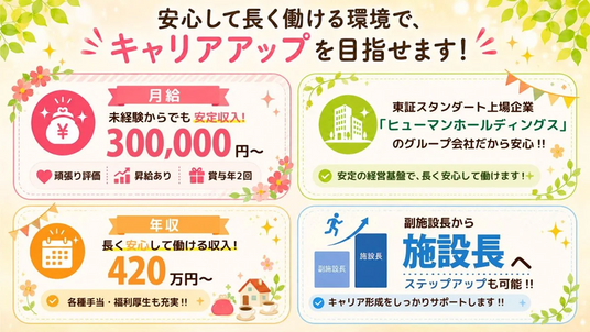 キャリアアップの案内
