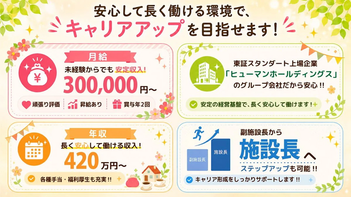 キャリアアップの案内