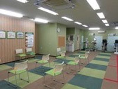 広々とした訓練室