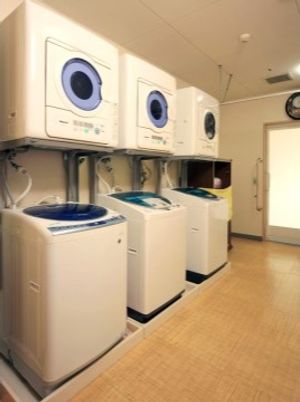 清潔な洗濯室