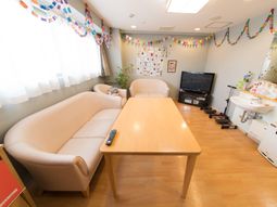 暖かみのあるリビングスペース