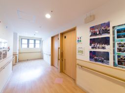 明るく広々廊下