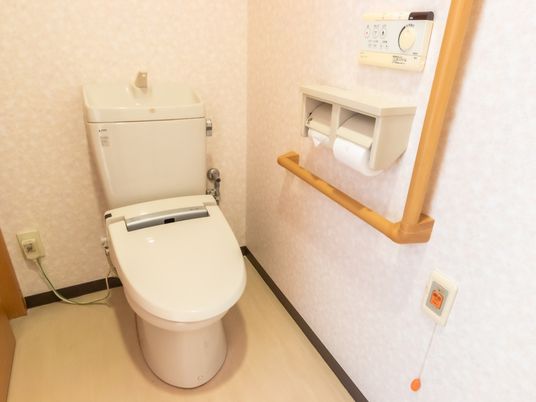 広い快適なトイレ