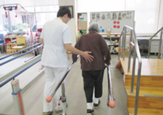 歩行訓練の様子