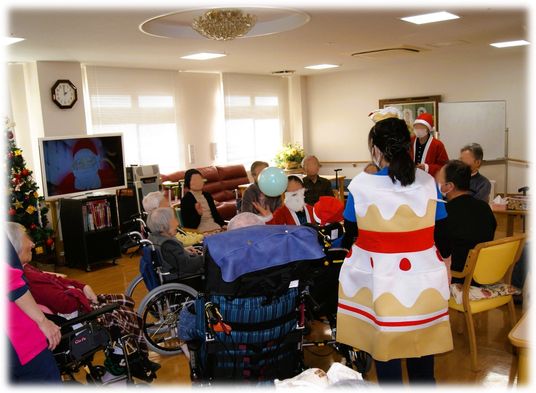 イベント中の様子の居室