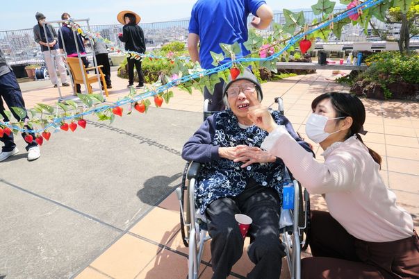 開放感あふれる屋上