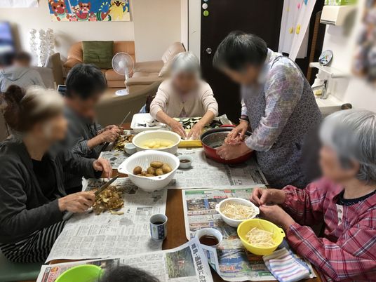 料理準備の様子
