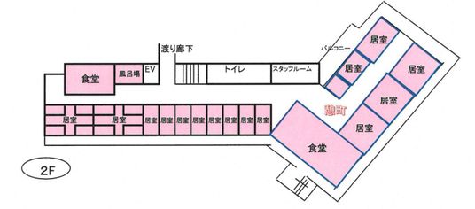 ２階の見取り図