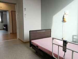 ベッドのある居室
