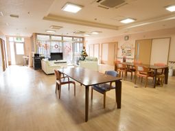 明るい共有スペース