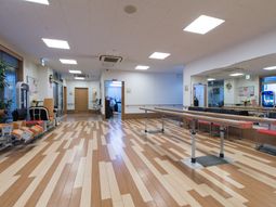 広々した機能訓練室