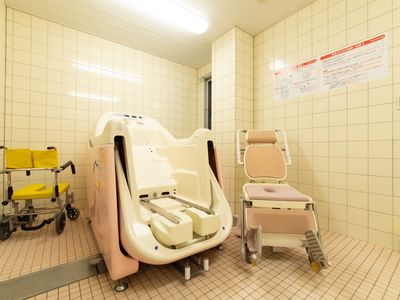介護用浴室の機器