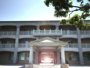 明るいエントランス