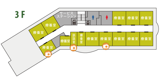 3Fフロアマップ