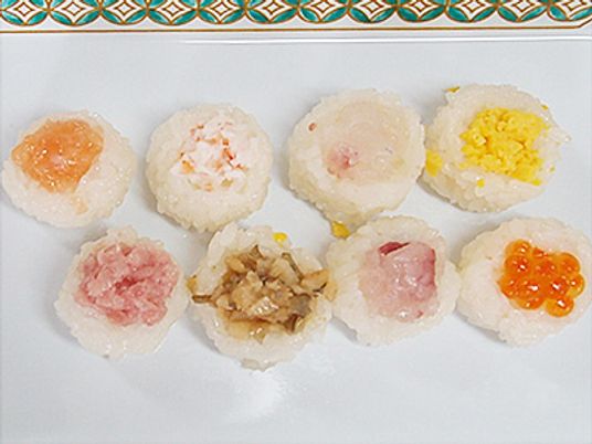 カラフルな料理の盛り付け