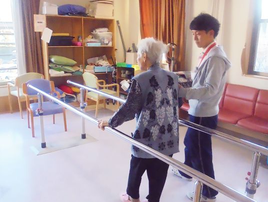 歩行訓練の様子