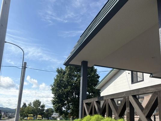 建物外観と空  
