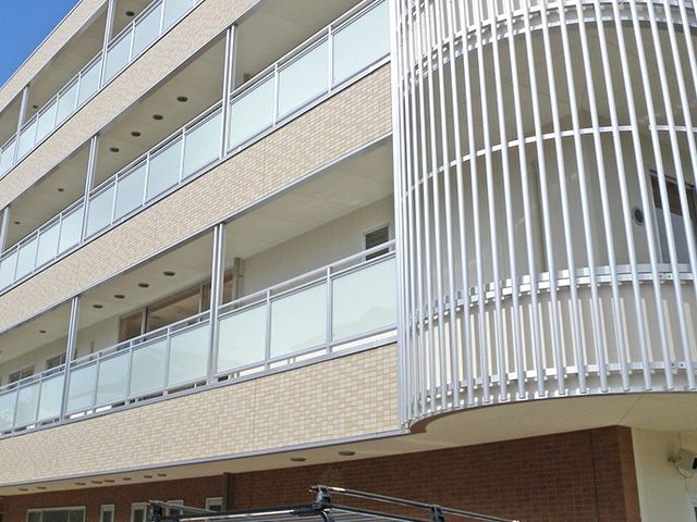外観のバルコニー  