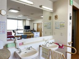 洗面設備付きの居室
