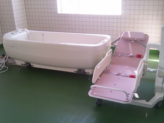 設備が整った浴室