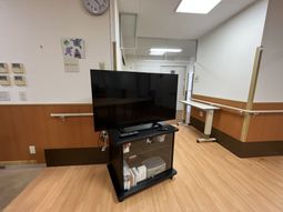 手すり付きの廊下
