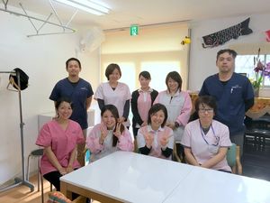 スタッフが集う多目的室  