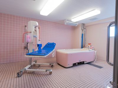 清潔感ある浴室設備