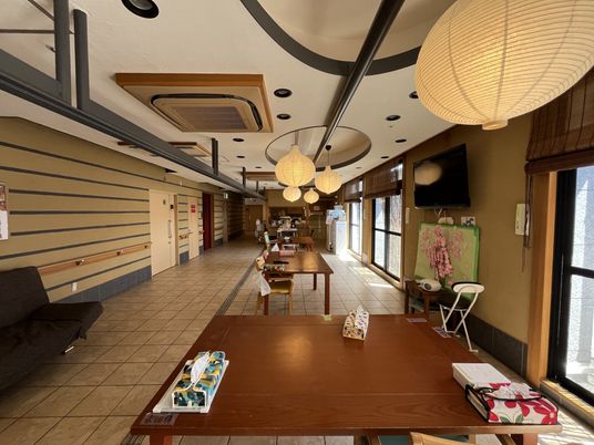 広々とした共有スペース