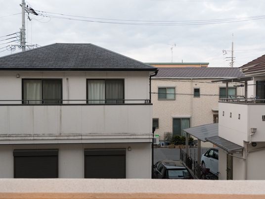 住宅街の眺望