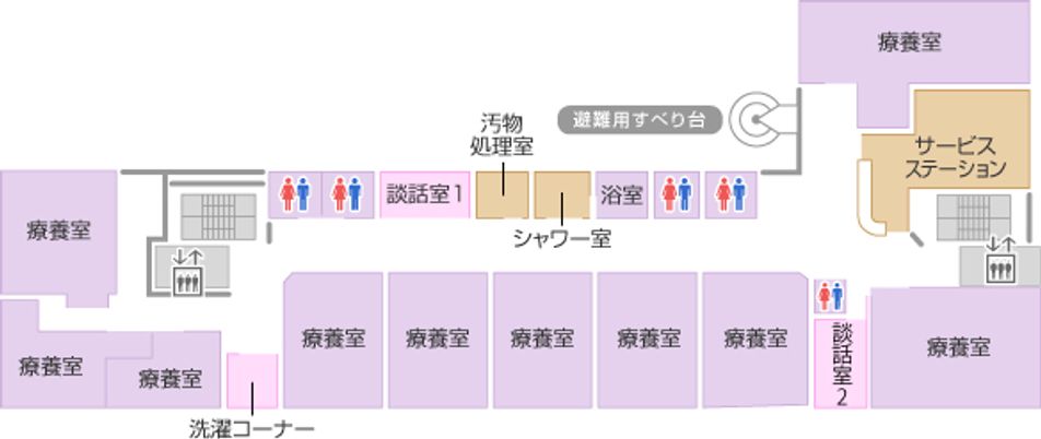 広々とした施設内観
