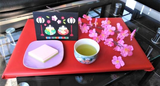 春の風情を感じる居室