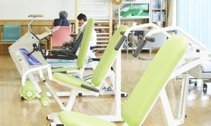 明るい機能訓練室