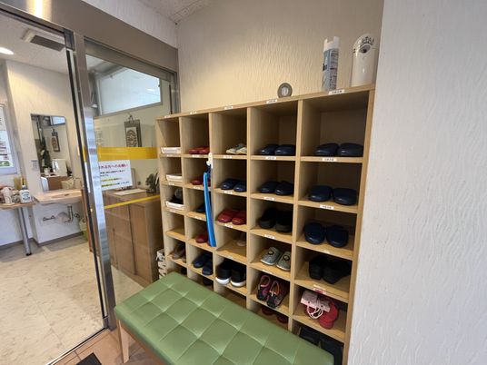 くつ棚のエントランス