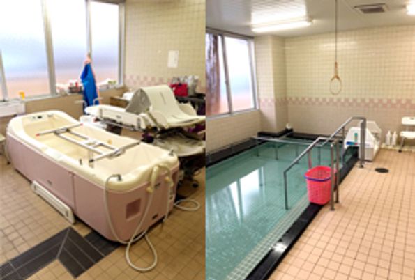 機械付きの浴槽