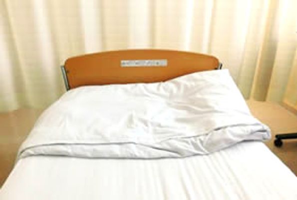 ベッドのある居室