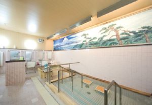 和風のバスルーム