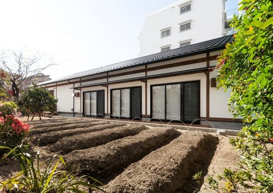 中庭を有する和風建築