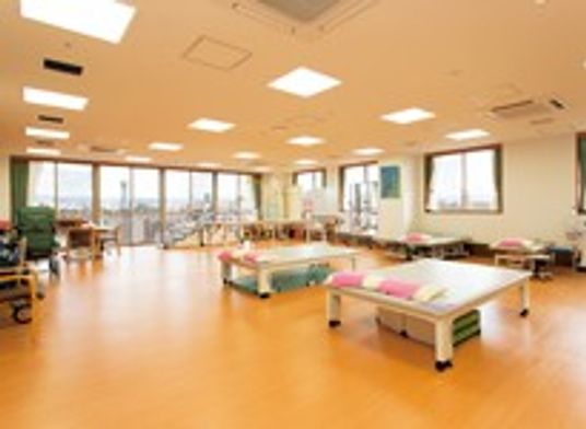 明るい機能訓練室