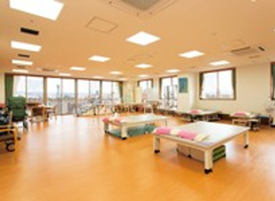明るい機能訓練室