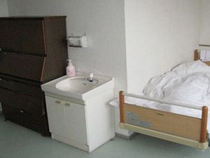 介護用設備が整った居室