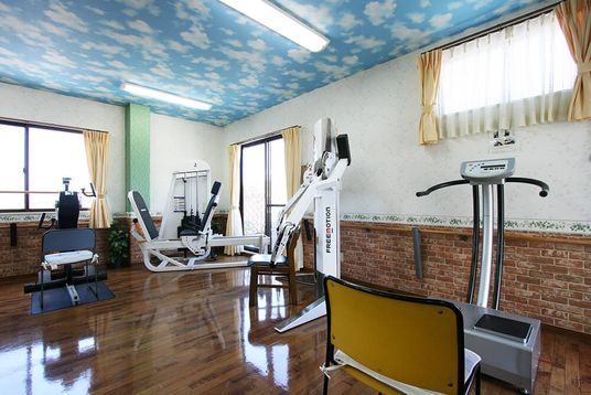 運動器具が揃う部屋