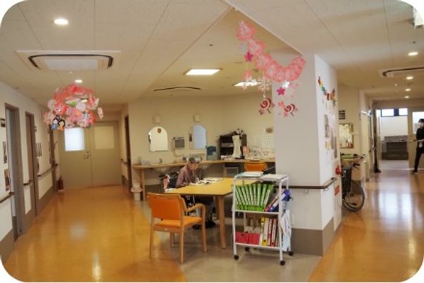 装飾された廊下