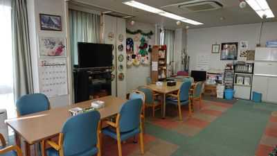 カラフルな室内の様子