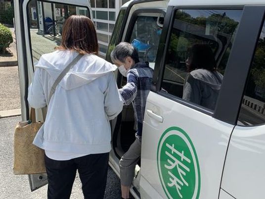 送迎車の様子