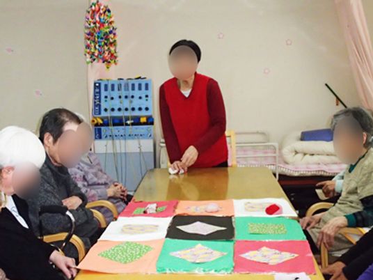 手芸活動の様子
