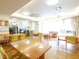 明るい共有スペース