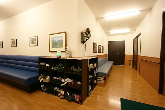 靴収納がある廊下