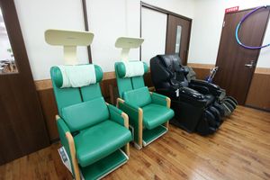 機能訓練室の椅子
