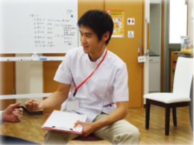 スタッフと利用者の会話