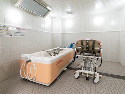 機能的な浴室設備